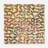 Markus Linnenbrink, Is Nothing, 2004, epoxy resin and pigments over photo collage on wood