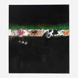 Lawrence Calcagno, Light on Black, 1960-62, oil on canvas