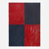 Pierre Haubensak, Feuer und Eisen (Tetras no. 15), 1989, oil on canvas
