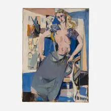 Joseph Haydock, Seated Woman, oil on canvas