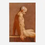 Jacob Collins, Thinking Man, 2004, oil on canvas