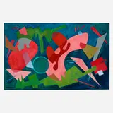 Rolph Scarlett, Untitled, 1942, oil on Masonite