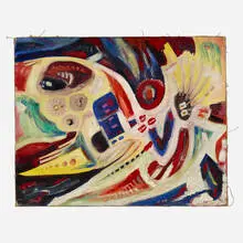 Penrod Centurion, The Witch of Westport (Cromorfia Imagina), 1946, oil on canvas