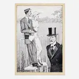 Rudolf Bauer, Untitled (Bauer at the Races)