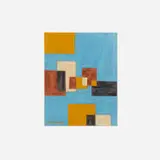 Emil Bisttram, Untitled (Blue Squares)
