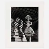 Abelardo Morell, Curiouser and Curiouser (from the Alice in Wonderland series), 1998, gelatin silver print