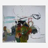 Clintel Steed, Abstract Composition, oil on canvas