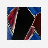 Lloyd Raymond Ney, Black Angles, oil on canvas