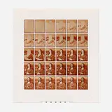 Al Souza, Mona, 1980, 30 color photographs, oil paint