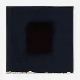 Adja Yunkers, Square, acrylic and silkscreen collage on canvas