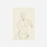 Endre Rozsda, Untitled, India ink and watercolor on paper
