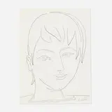 Françoise Gilot, Anticipation, c. 1988, graphite on paper