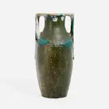 Paul Beyer, Vase with foliate handles, c. 1920, glazed stoneware