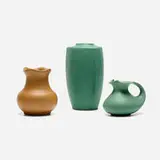 Teco Pottery, Collection of three works