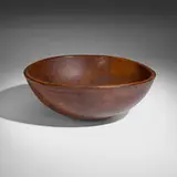 Primitive Antique, Bowl, turned walnut