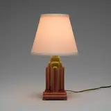 Reuben Haley for Muncie Pottery, Skyscraper table lamp, model U-45