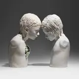 Sibylle Peretti, Two Genies, 2008, glazed porcelain