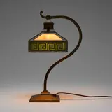 Bradley & Hubbard, Desk lamp with Greek key design