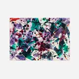Untitled by Sam Francis, 1989, acrylic on paper, sold Feb 2016