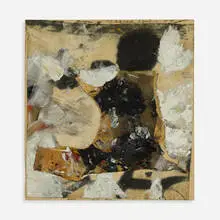 Alfred Leslie, Untitled, 1955, mixed media on board