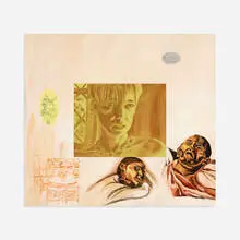 David Salle, Lost Barn Process, 1985, oil and acrylic on canvas