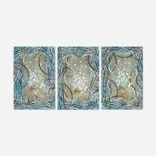 Ryan McGinness, Untitled (triptych), 2005, acrylic on paper