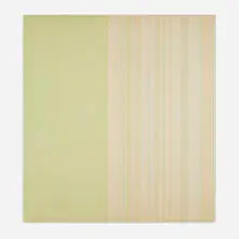 Green Dolphin by Gene Davis, 1973, acrylic on canvas, sold Feb 2016