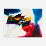 Phenomena Equal Measures of Green by Paul Jenkins, 1988, oil on canvas, sold Feb 2016