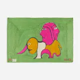 tapestry by Niki de Saint Phalle, 1980, woven jute, sold Feb 2016