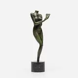 Man Ray, Narcissus, 1971, bronze, marble