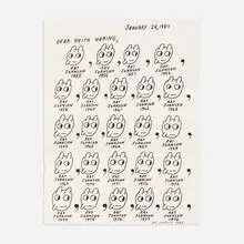 Ray Johnson, Untitled (Dear Keith Haring), 1983, xerox on paper