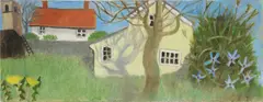 Untitled by Tessa Newcomb, oil on board 11.5 x 30.5cm, sold Jun 2020
