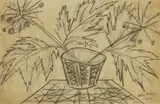 John Banting, Untitled, pencil 25 x 38cm