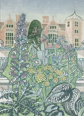 Untitled by Richard Bawden, Richard Bawden (b.1936) 'BLICKLING' Linocut printed in colours, sold Jun 2020