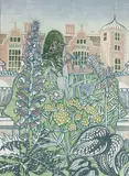 Richard Bawden, Untitled, Richard Bawden (b.1936) 'BLICKLING' Linocut printed in colours