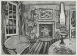 Richard Bawden, Untitled, Richard Bawden (b.1936) 'WINTER EVENING' Etching