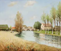 Untitled by Marcel Dyf, oil on canvas 60 x 73cm, sold Jun 2020