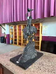 Untitled by Buck McCain, bronze prayer to the healing spirit., offered May 2025