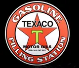 Untitled by Texaco Motor, oil advertisement sign, offered Nov 2018