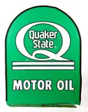 Untitled by Quaker State Motor, oil double sided sign, offered Nov 2018