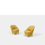 A Pair Of Armchairs By G. Ponti, Senza titolo