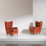 A Pair Of Armchairs Attributed To P. Buffa, Senza titolo