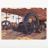 Valentin Gavrilovich Litvinenko, Kremenchug, 1908 ; Kyiv, 1979 / In fabbrica / Firmato V Litve datato 47 in basso a destra