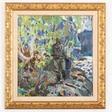 Danil Ivanovich Bezugly, Ivanivtsi, 1914 ; Kyiv, 1977 / Figure sulla riva