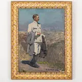 Anatoliy Alekseevich Kazantsev, Chabarovsk, 1908 ; Leningrado, 1984 / Ritratto di Stalin / Firmato A Kazantsev e datato 1978 in basso a destra