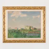 Chabarovsk, 1908 ; Leningrado, 1984 / Veduta di città by Anatoliy Alekseevich Kazantsev, oil on cardboard, offered Oct 2023