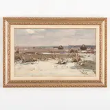 Sergiy Fedorovich Shishko, Nosivka, 1911 ; Kiev, 1997 / Paesaggio invernale / Firmato Shishko e datato 58 in basso a destra, dedica sul retro