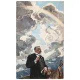 Oleksandr Mykhailovich Lopukhov, Gorodnya 1925 ; Kiev, 2009 / Ritratto del compositore Lysenko / Firmato A Lopuchov e datato 1981-82 in basso a destra