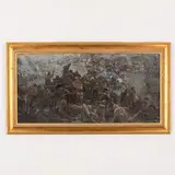 Danil Ivanovich Bezugly, Ivanivtsi, 1914 ; Kyiv, 1977 / Studio per il dipinto La battaglia sul Dnepr