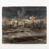 Nosivka, 1911 ; Kiev, 1997 / Studio / Monogramma e data 49 in basso a destra by Sergiy Fedorovich Shishko, oil on cardboard, offered Oct 2023